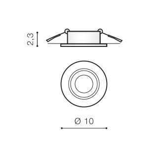 Встраиваемый светильник Azzardo Carlo AZ4141-foto2