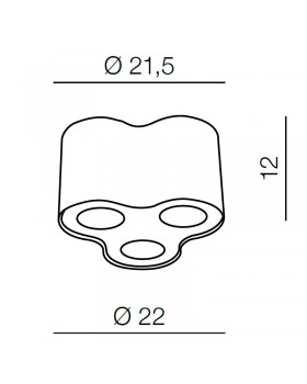 Накладной светильник Azzardo Neos 3 AZ0742-foto2