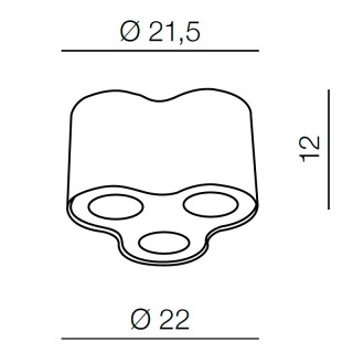 Накладной светильник Azzardo Neos 3 AZ0742-foto2
