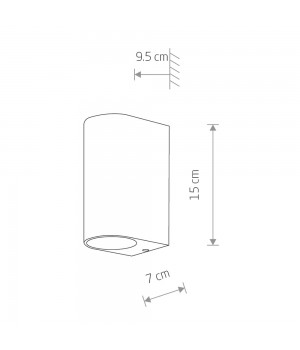 Уличный настенный светильник Nowodvorski Arris 9515-foto2