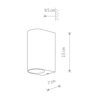 Уличный настенный светильник Nowodvorski Arris 9515-foto2