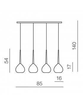 Подвесной светильник Azzardo Aga 4 AZ1069-foto3