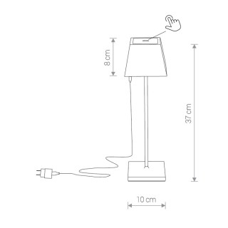 Настольная лампа Nowodvorski Mahe Led 8397-foto4