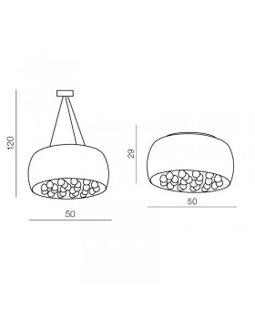 Подвесная люстра Azzardo Quince 50 AZ0702-foto2