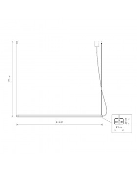 Подвесной светильник Nowodvorski H Led 8910-foto2