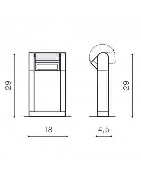Уличный светильник Azzardo Frame spike AZ2128-foto2