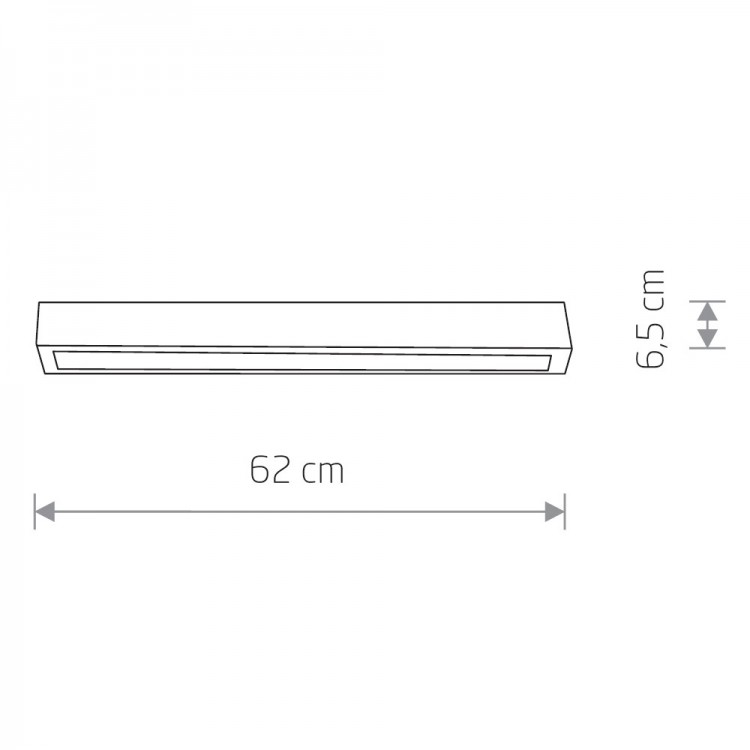 Потолочный cветильник Nowodvorski Straight Ceiling Led S 7552