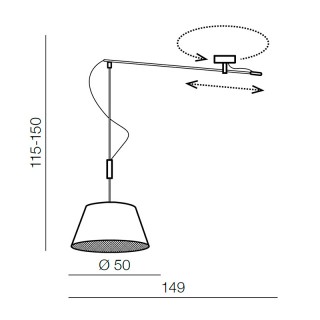 Основание потолочного светильника Azzardo Malaga AZ2313-foto5