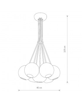 Подвесная люстра Nowodvorski Malwi 6327-foto2