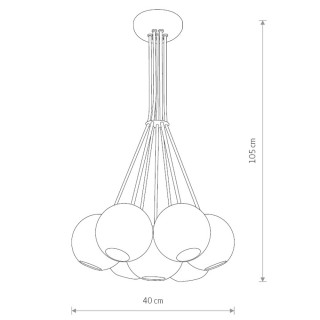 Подвесная люстра Nowodvorski Malwi 6327-foto2