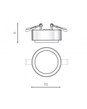 Встраиваемый светильник Azzardo Kastoria AZ4391-foto2