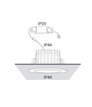 Встраиваемый светильник Nowodvorski Kea Led 8773-foto3