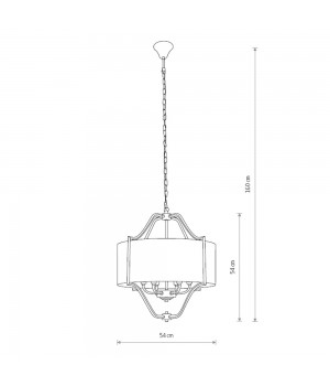 Люстра подвесная Nowodvorski Nuntucet 8150-foto4