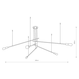 Потолочная люстра Nowodvorski Pile 9127-foto2