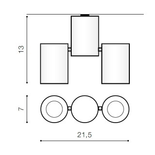 Накладной светильник Azzardo Lalo 2 AZ0790-foto2