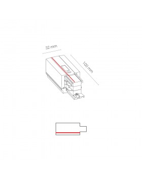 Заглушка с питанием правая Nowodvorski Ctls Power 8712