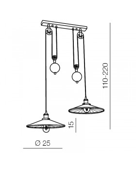 Подвесная люстра Azzardo Sweden 2 AZ2476-foto2