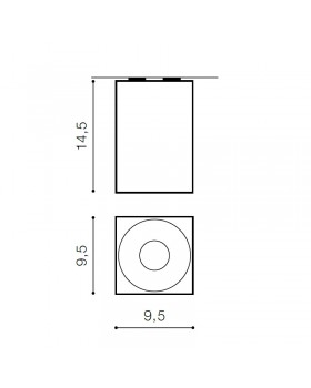Накладной светильник Azzardo Hugo AZ0828-foto2