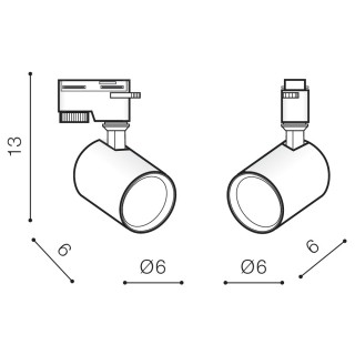 Заглушка для трекового светильника Azzardo Track Magnetic 27 AZ4661-foto4