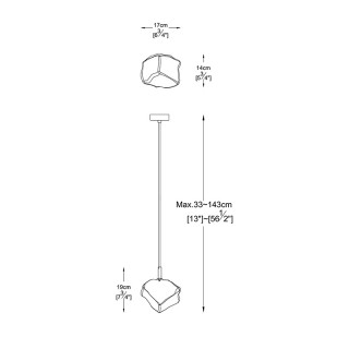 Подвесной светильник  Zumaline ROCK P0488-01F-U8AC-foto8