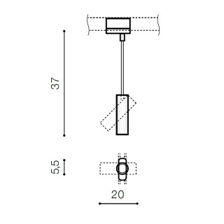 Трековый светильник Azzardo Lens AZ3512-foto2