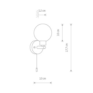 Настенный светильник Nowodvorski Simi 8052-foto2