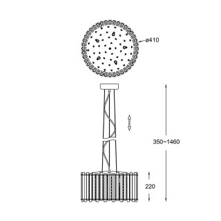 Подвесная люстра Zumaline Ventus P0465-05C-F4AC-foto2