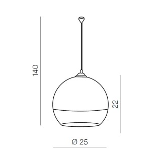 Подвесная люстра Azzardo Silver ball 25 AZ0733-foto3