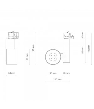 Трековый светильник Nowodvorski Nea Led 8756-foto7