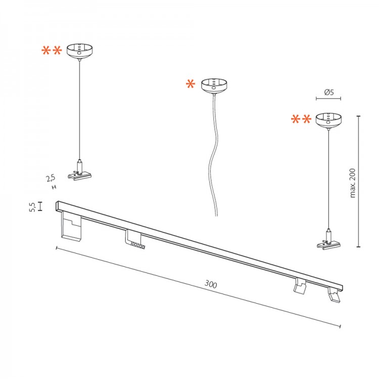 Трековый светильник Azzardo Track Magnetic AZ4823