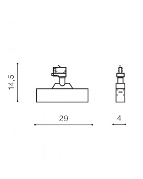 Трековый светильник Azzardo Linnea 29 Track 3 AZ4564-foto2