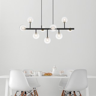 Подвесная люстра Zumaline RIANO P0454-09B-SDGF-foto2