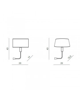 Основание настенного светильника Azzardo Amadeo lambody LED AZ2418-foto4