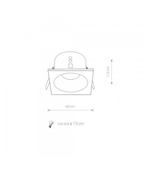 Встраиваемый светильник Nowodvorski Delta 8368-foto2