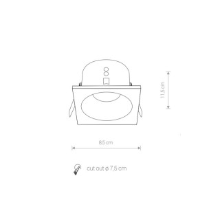 Встраиваемый светильник Nowodvorski Delta 8368-foto2