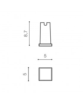 Встраиваемый светильник Azzardo Alf Square AZ4466-foto2