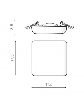Встраиваемый светильник Azzardo Lamir S 17 AZ4388-foto2
