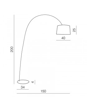Торшер Azzardo Ariana AZ0002-foto2