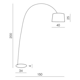 Торшер Azzardo Ariana AZ0002-foto2