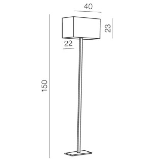 Основа для торшера Azzardo Martens floor lampbody AZ1528-foto3