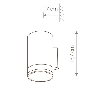 Уличный настенный светильник Nowodvorski Rock 3405-foto7