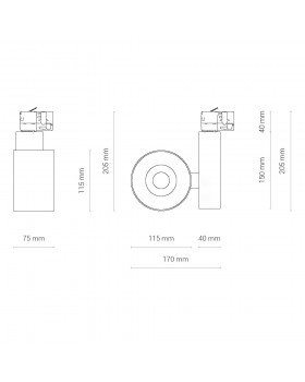 Трековый светильник Nowodvorski Nea Led 8745-foto8