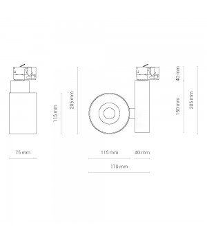 Трековый светильник Nowodvorski Nea Led 8745-foto8