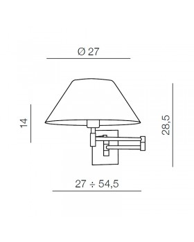 Настенный светильник Azzardo Trapezio wall AZ1542-foto3