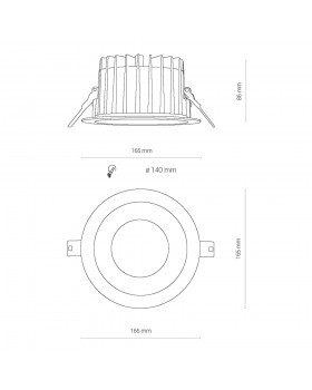 Встраиваемый светильник Nowodvorski Kea Led 8770-foto7