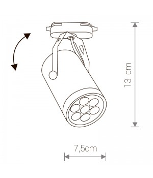 Трековый светильник Nowodvorski Store Led 6825-foto2