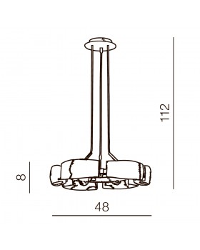 Подвесная люстра Azzardo Fiona 6 AZ0123-foto3
