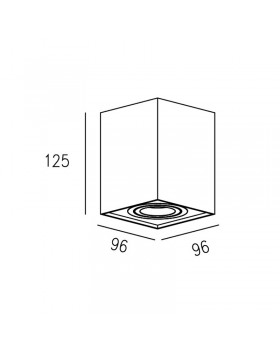 Потолочный светильник Zumaline QUADRO 89200-WH-foto2