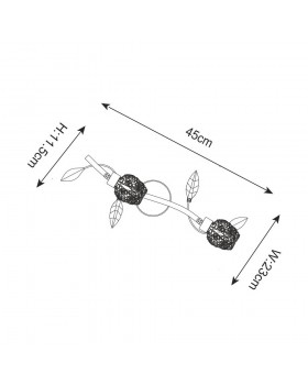 Потолочный светильник Zumaline GUARAN G916006-2S-foto2
