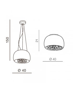 Подвесная люстра Azzardo Burn pendant/top AZ0699-foto2
